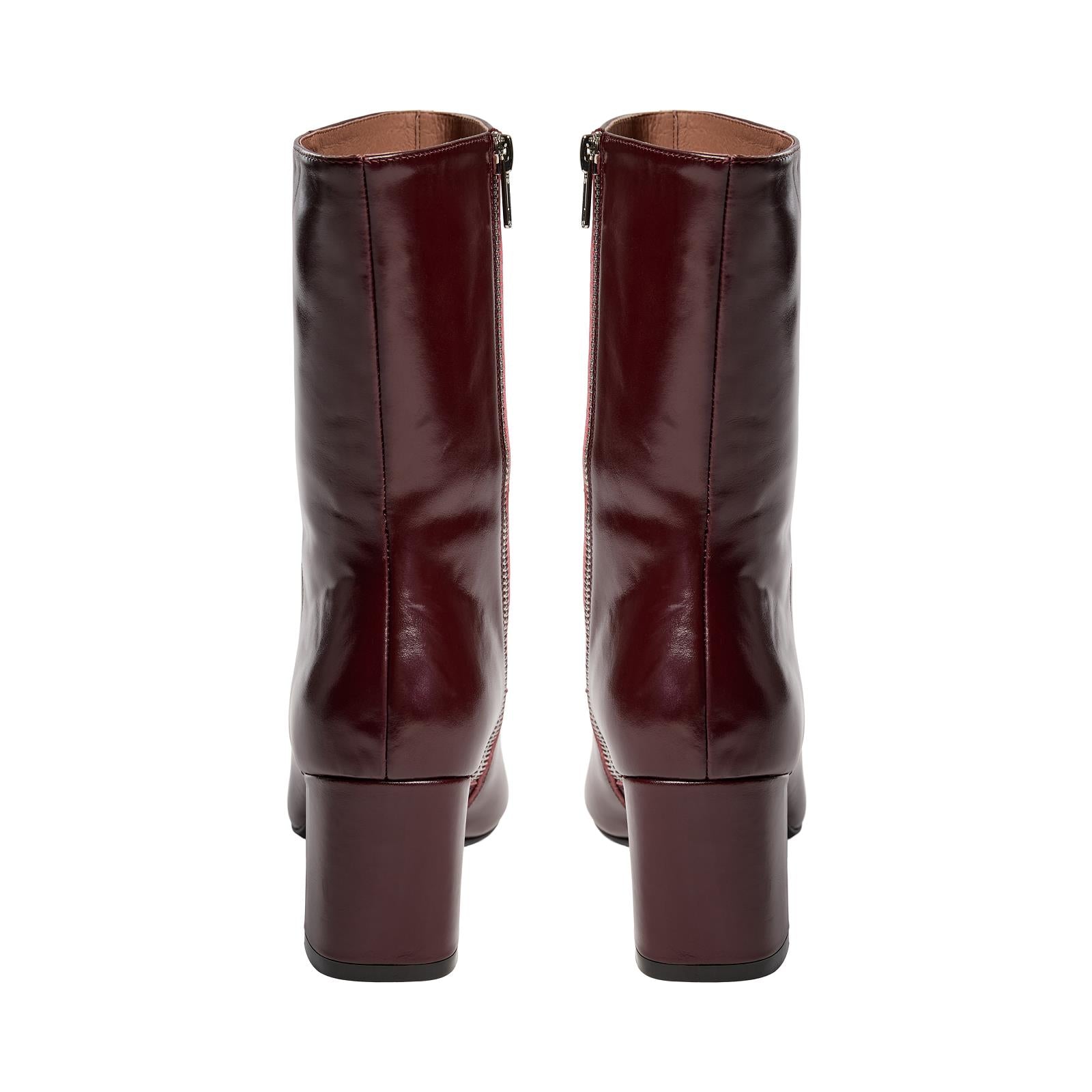 ANKLE BOOT-MEDIUM-UNI-AUBERGINE