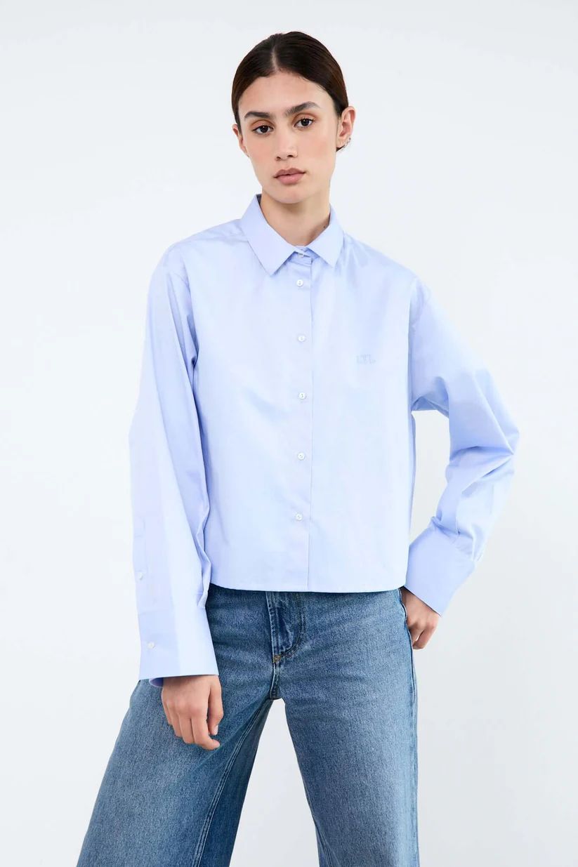 BLOUSE LS-*-UNI-BLUE LIGHT