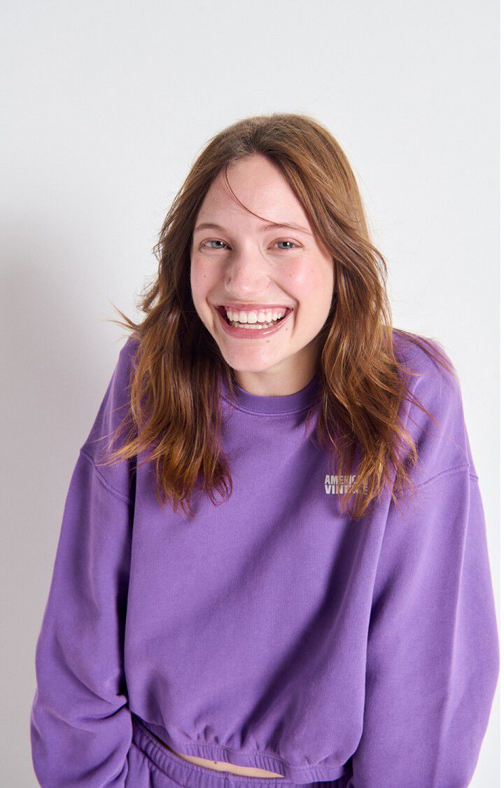 SWEATER LS-*-UNI-PURPLE
