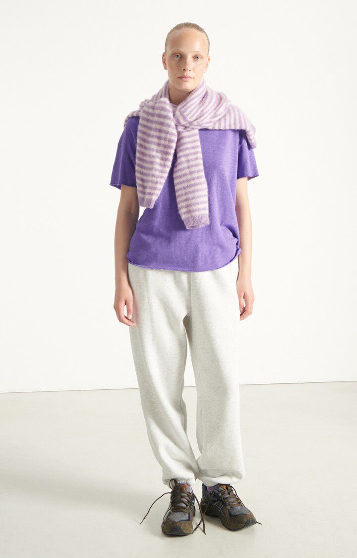 T-SHIRT SS-ON-UNI-PURPLE