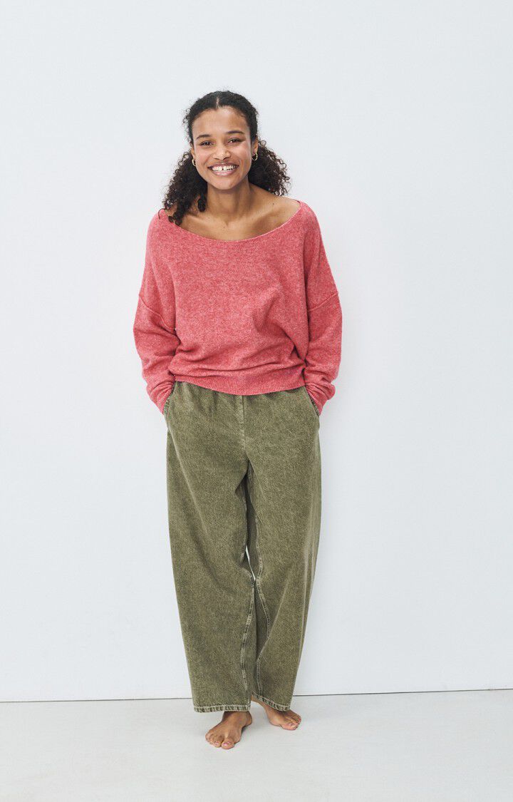 PANTS CASUAL L-DENIM/STR-UNI-KHAKI