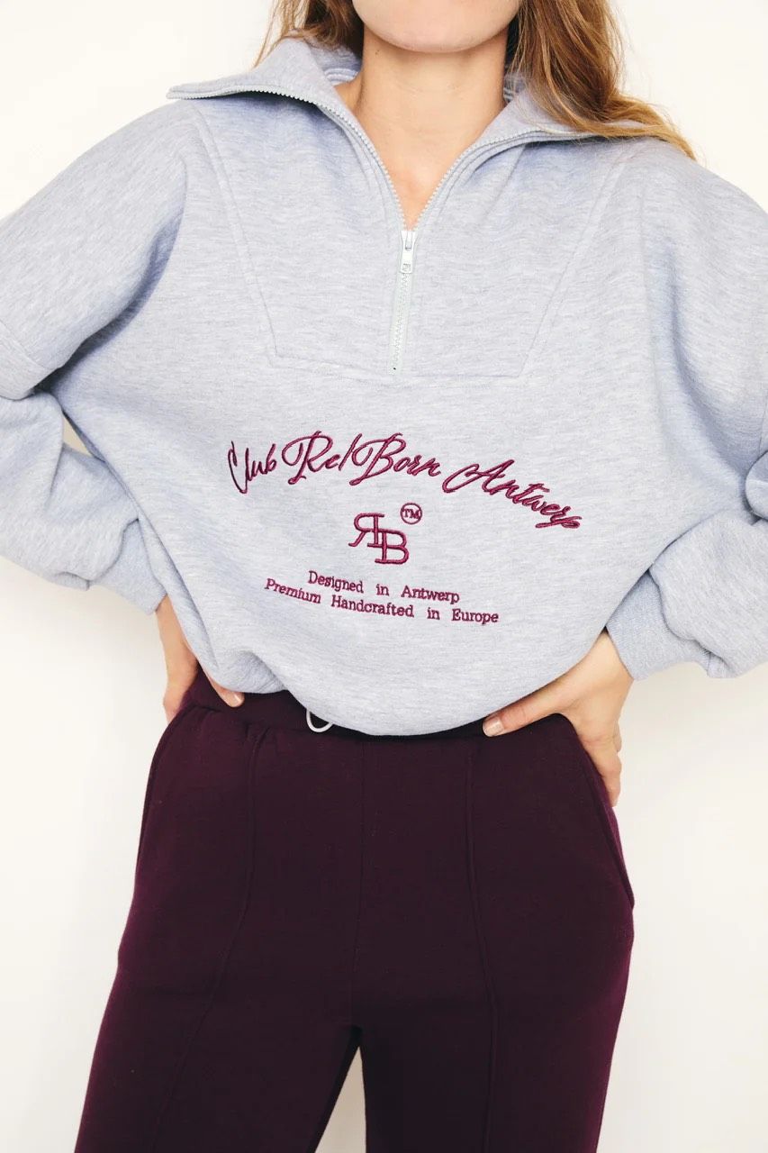 SWEATER LS-OTHER-UNI+PRINT-GREY